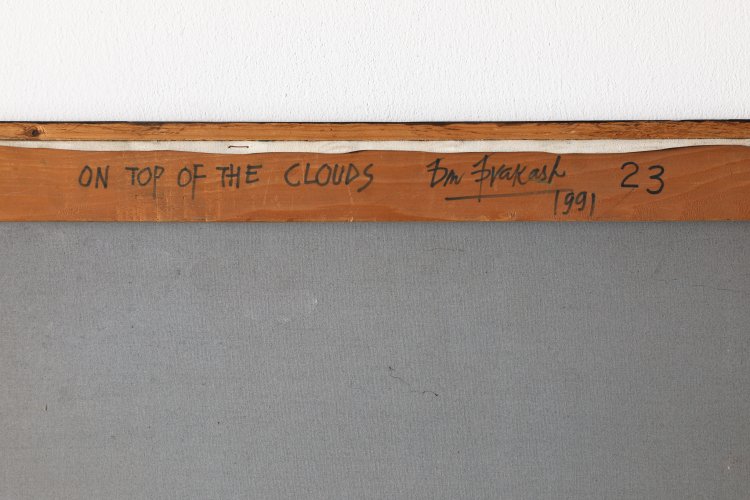 Bild 7 zu Objekt, Om Prakash Sharma, On Top of the Clouds, 1991, &Ouml;l/ Leinwand, K-13 328