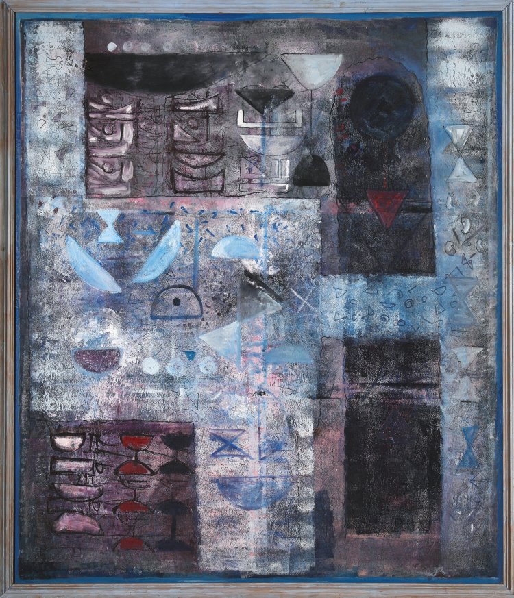 Hauptbild zu Objekt, Hemraj, Metamorphosis, 1992, 180 x 150 cm, Oil on canvas, K-13 329