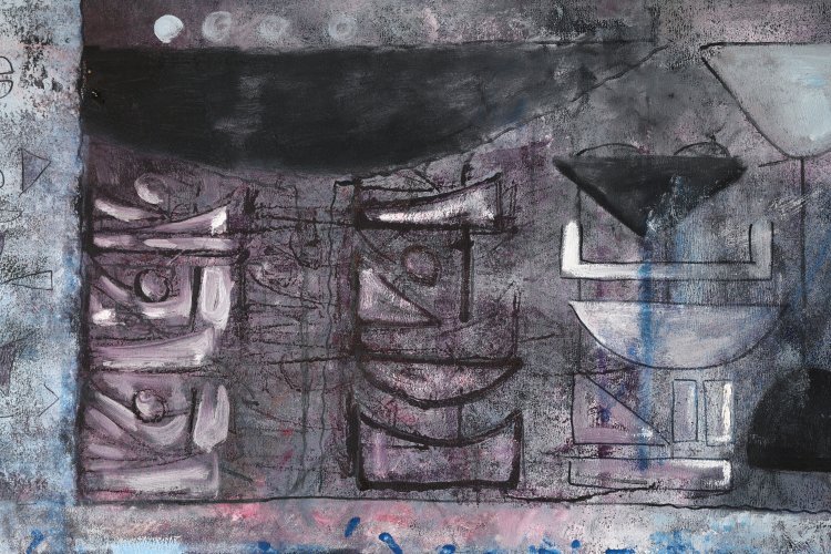 Bild 2 zu Objekt, Hemraj, Metamorphosis, 1992, 180 x 150 cm, Oil on canvas, K-13 329