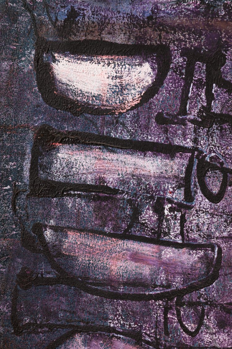 Bild 3 zu Objekt, Hemraj, Metamorphosis, 1992, 180 x 150 cm, Oil on canvas, K-13 329