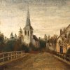 Josef Wedewer, Steverbrücke. 1938. Painting