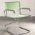 Jindrich Halabala (attr.), Tubular steel cantilever armchair