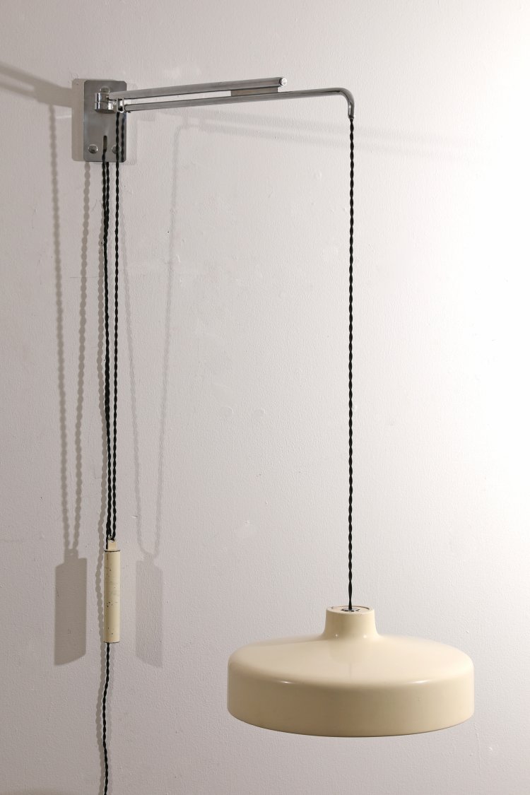 Hauptbild zu Objekt, Gino Sarfatti, Arteluce, Gegengewicht Schwenkarm Wandleuchte Modell 194n, Arteluce, K-13 468