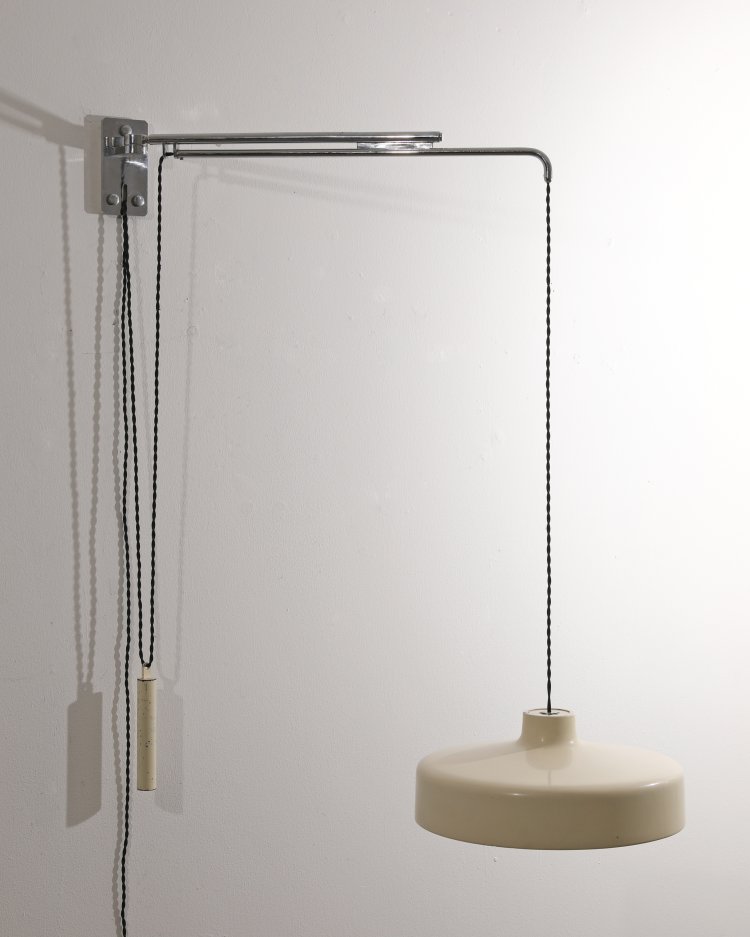 Bild 1 zu Objekt, Gino Sarfatti, Arteluce, Gegengewicht Schwenkarm Wandleuchte Modell 194n, Arteluce, K-13 468