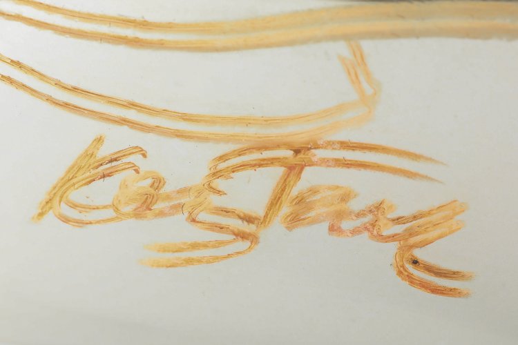 Bild 2 zu Objekt, Horst Kerstan, bowl and mirror with lipstick drawing, K-13 142