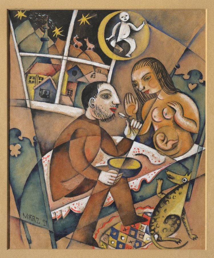 Hauptbild zu Objekt, Helene Czapski-Holzmann, Ohne Titel, 1921, K-13 183