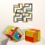 Dieter Balzer, Wall Relief and two Cubes, 2003, signed