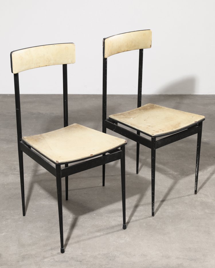 Hauptbild zu Objekt, 2 Chairs Italy 1950s, K-13 439