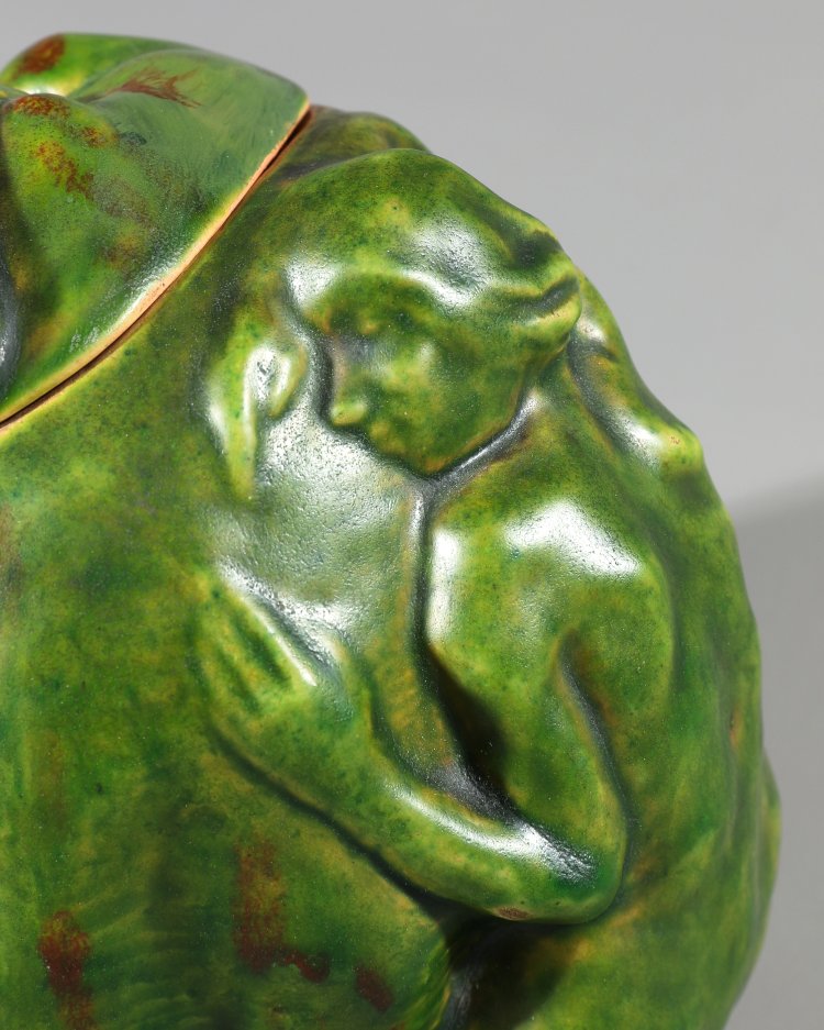 Bild 1 zu Objekt, Rupert Carabin, figurative tobacco pot for Molines, Paris, Molines, Paris, K-13 88