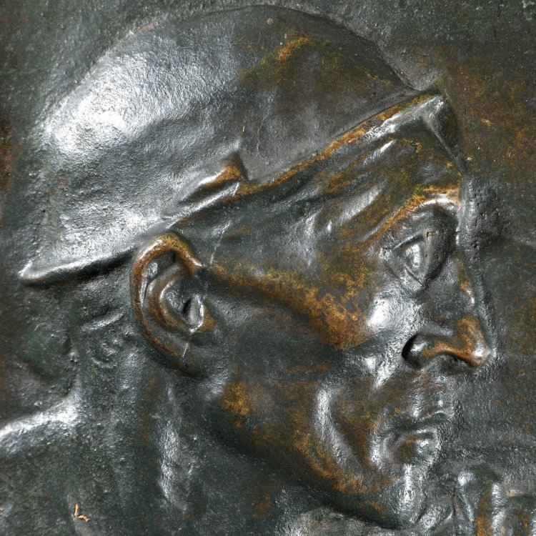 Bild 2 zu Objekt, Constantin Emile Meunier, Wandrelief, Le Mineur, um 1900, K-13 166