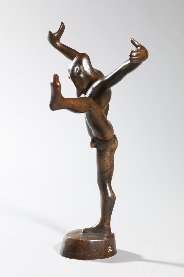 Bild 2 zu Objekt, Jean Ren&eacute; Gauguin, Dancer with outstretched leg, K-13 170