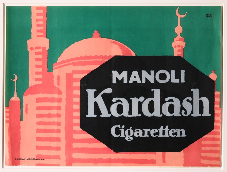 Hauptbild zu Objekt, Lucian Bernhard*, Poster Manoli Kardash Cigaretten, 1912, Berlin Hollerbaum & Schmidt, K-13 174
