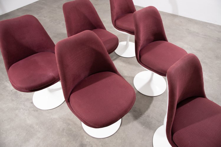 Bild 1 zu Objekt, Eero Saarinen, Knoll International, 6 Chairs, model 151 Tulip, Knoll International, K-13 428