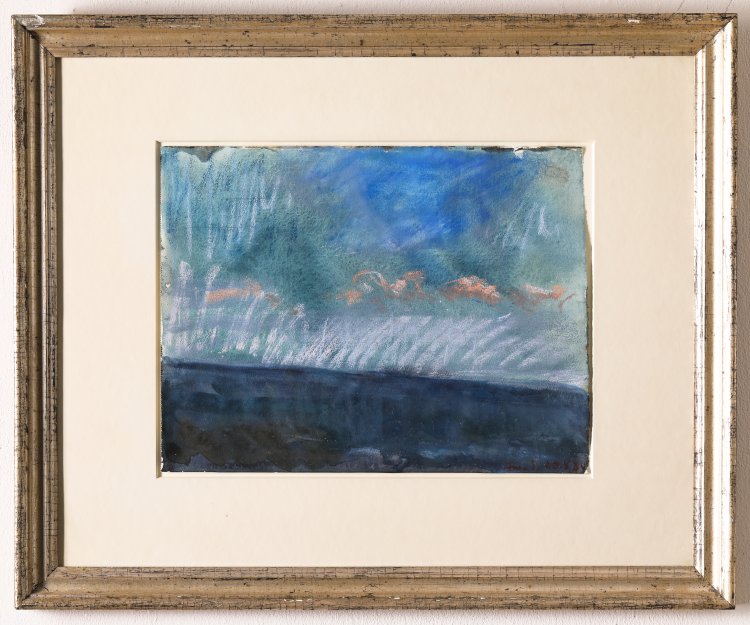 Bild 1 zu Objekt, Klaus Fu&szlig;mann. Ostseenachmittag. 1980. Aquarell, K-13 302
