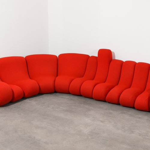 Burkhardt Vogtherr, Rosenthal, 12 modular seating elements, model VarioPillo