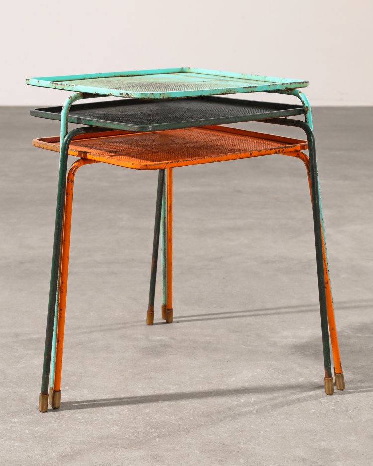 Bild 2 zu Objekt, Mathieu Mat&eacute;got, 3 Beistelltische/Satztische Modell Soumba, K-13 380