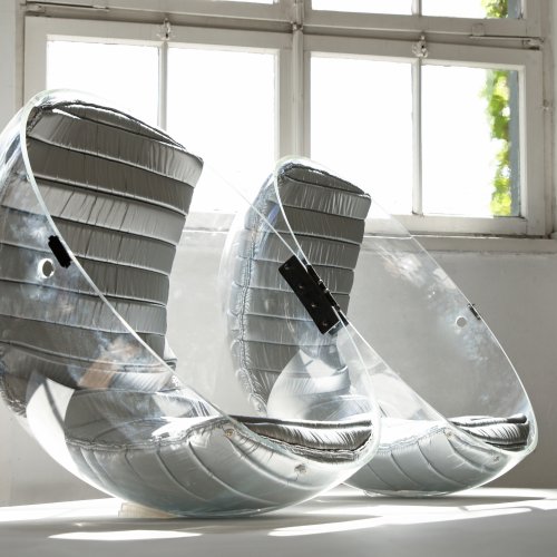 Danilo Silvestrin, Gunther Lambert, Rare seating object for two people / acrylic ball chair