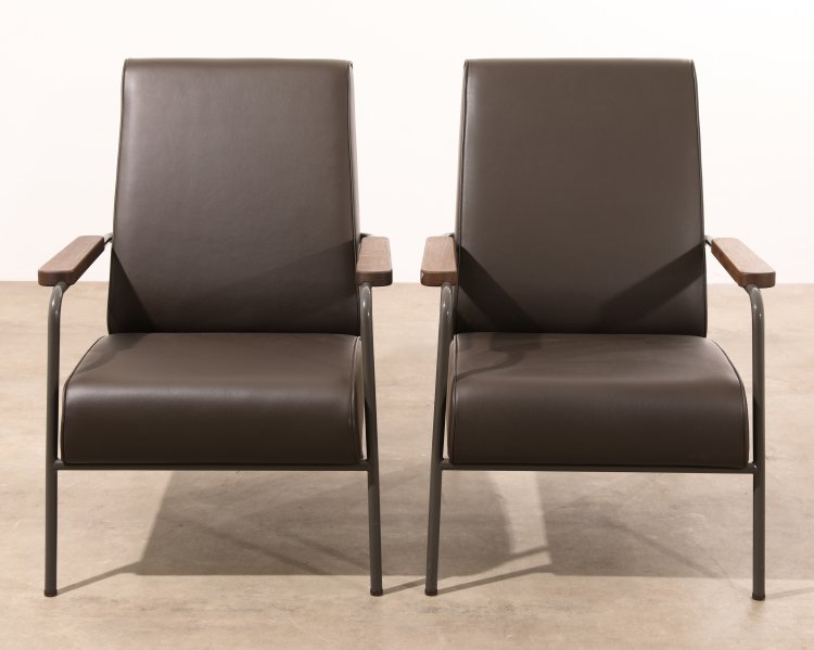 Bild 1 zu Objekt, Jean Prouv&eacute;, Vitra, 2 chairs, model Fauteuil de Salon Haut limited edition for G-STAR RAW, Vitra, K-13 382