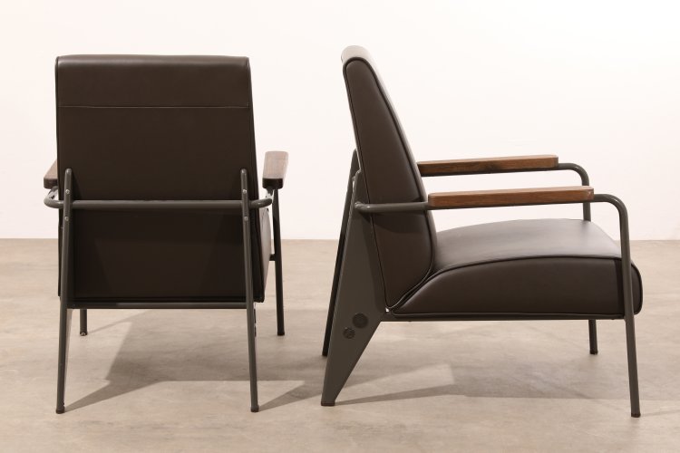 Bild 2 zu Objekt, Jean Prouv&eacute;, Vitra, 2 chairs, model Fauteuil de Salon Haut limited edition for G-STAR RAW, Vitra, K-13 382