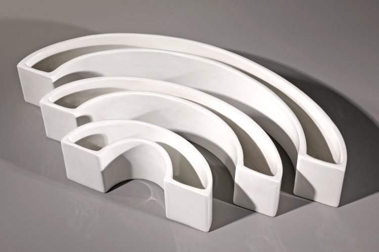 Hauptbild zu Objekt, Angelo Mangiarotti, Danese, 3 bowls, model Tremiti-Tondo, Danese, K-13 449