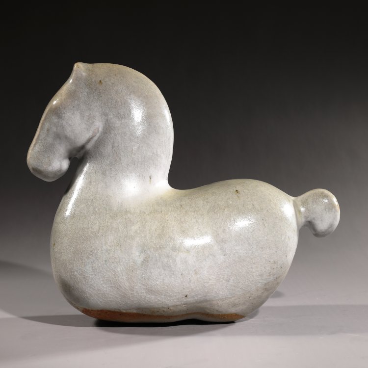 Bild 2 zu Objekt, Gustav and Ulla Kraitz, Sculpture swan horse, ca. 1990, K-13 145