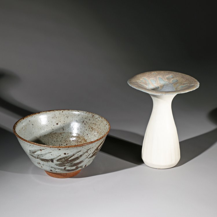 Hauptbild zu Objekt, Bowl and vase, David Leach,Mary White, K-13O 92