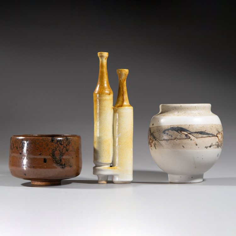 Bild 2 zu Objekt, 2 vases, a bowl, Bruno Asshoff,Ingeborg Asshoff,Antje Br&uuml;ggemann-Breckwoldt,Horst Kerstan, K-13O 1