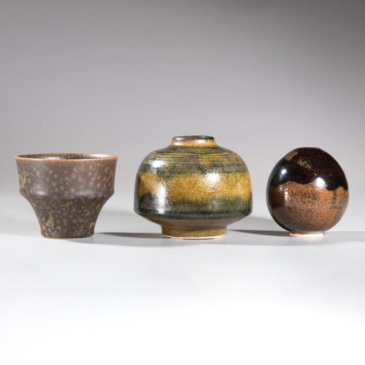 Bild 1 zu Objekt, 2 vases and 1 bowl, Hubert Griemert,Zenker Karthausen,Volker Ellwanger, K-13O 38