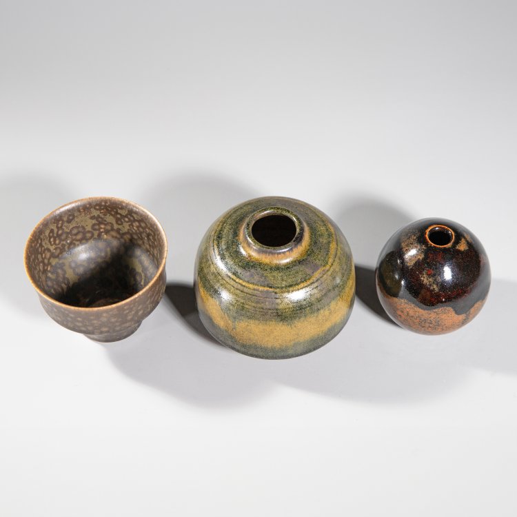 Bild 2 zu Objekt, 2 vases and 1 bowl, Hubert Griemert,Zenker Karthausen,Volker Ellwanger, K-13O 38