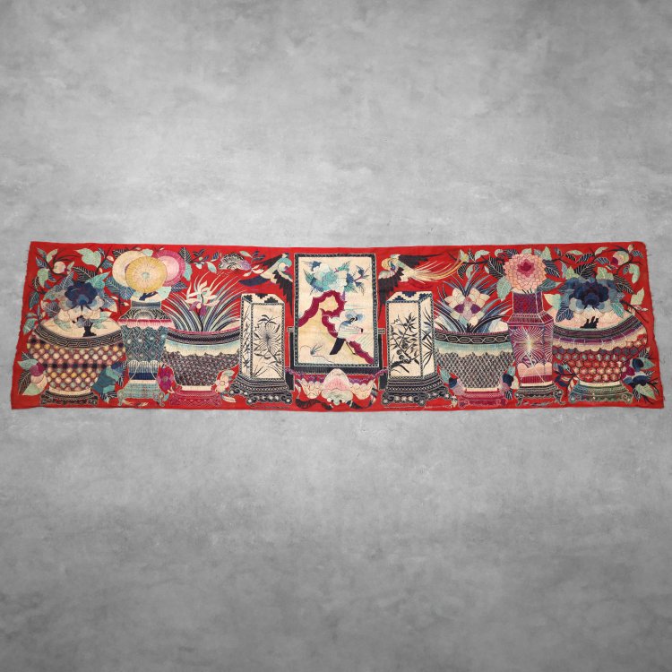 Bild 3 zu Objekt, Bestickter Wandbehang, China, K-14 1
