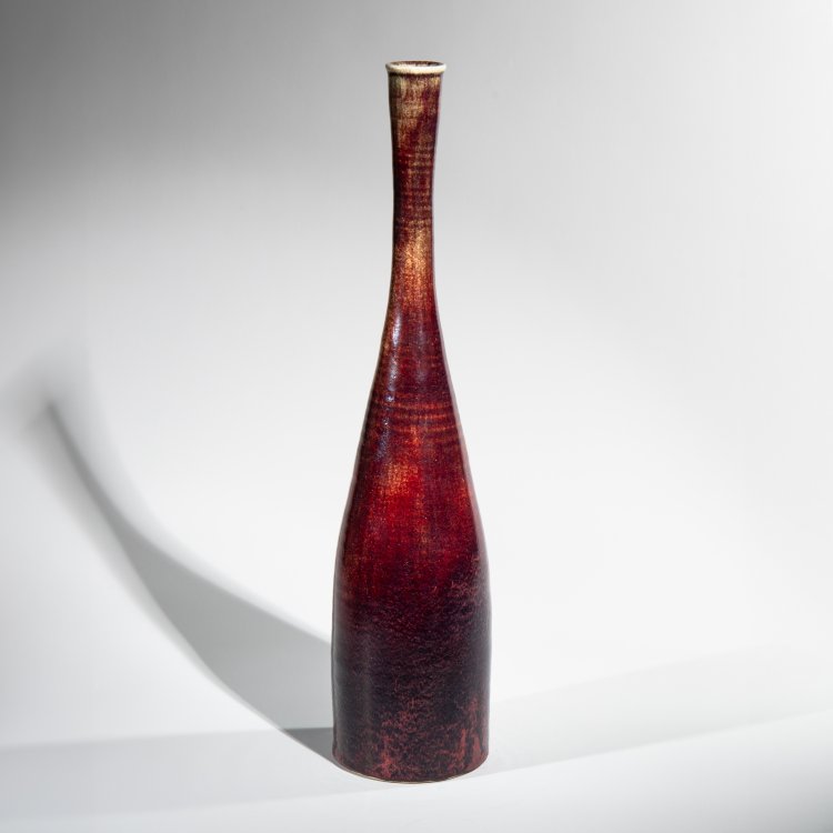 Bild 2 zu Objekt, Vase / Bottle Oxblood, G&ouml;rge Hohlt, K-13O 44