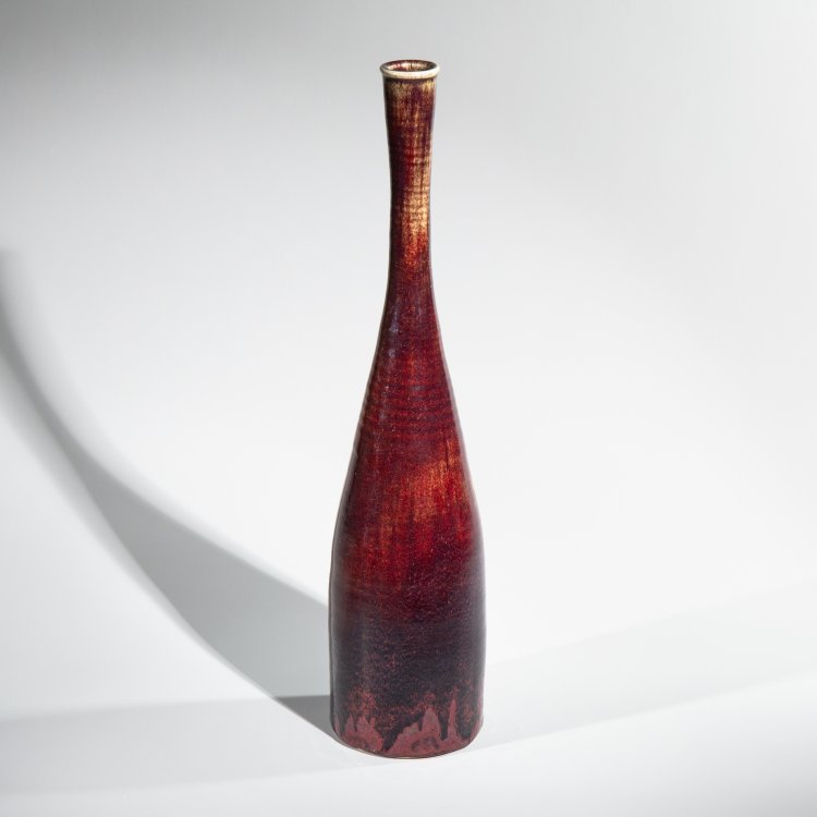 Bild 3 zu Objekt, Vase / Bottle Oxblood, G&ouml;rge Hohlt, K-13O 44