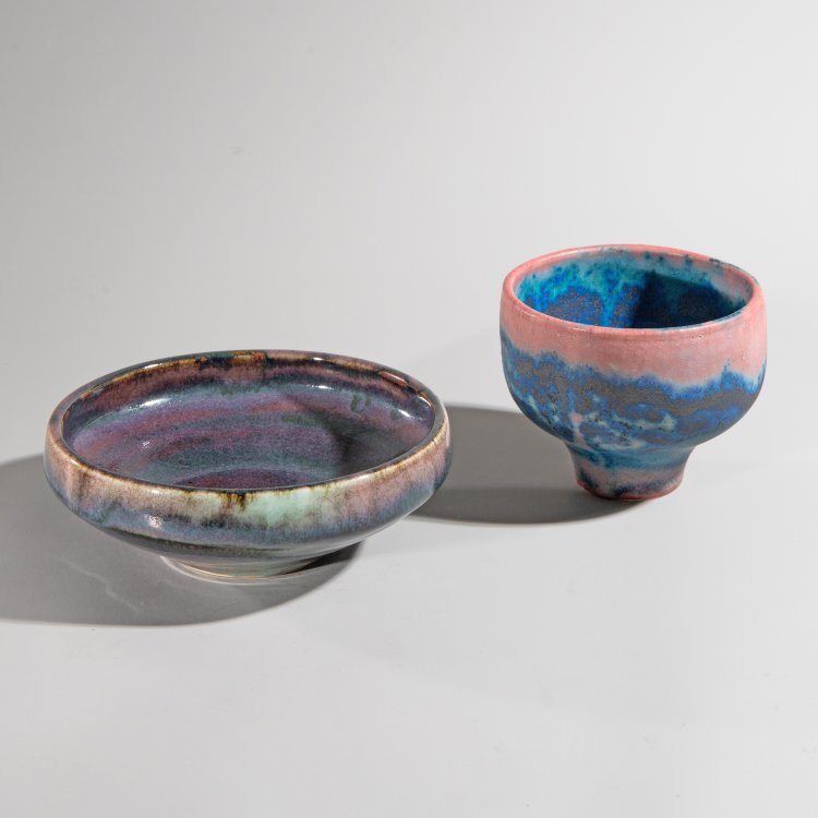 Hauptbild zu Objekt, 2 bowls, Margarethe Schott, K-13O 122