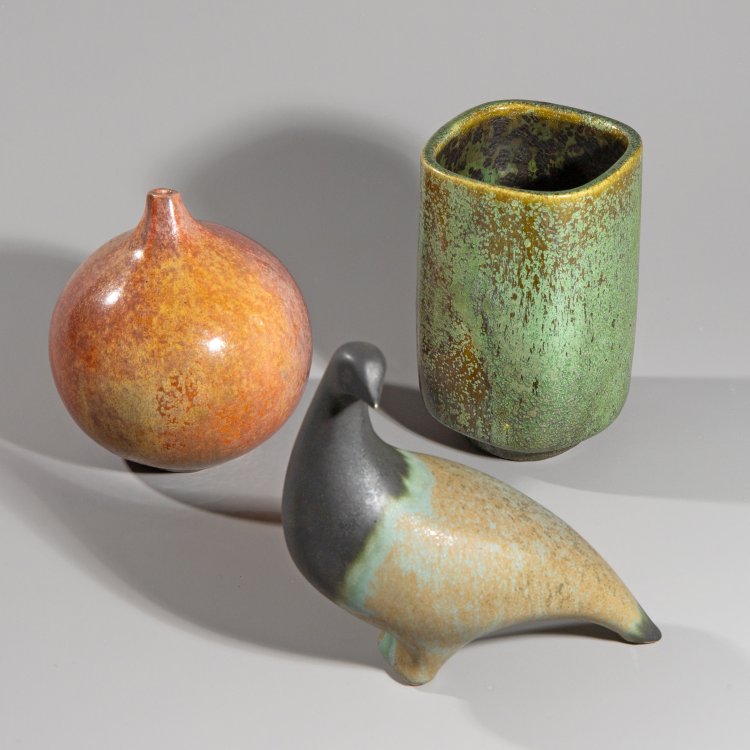 Hauptbild zu Objekt, Dove and 2 vases, Ruth Koppenh&ouml;fer, K-13O 90