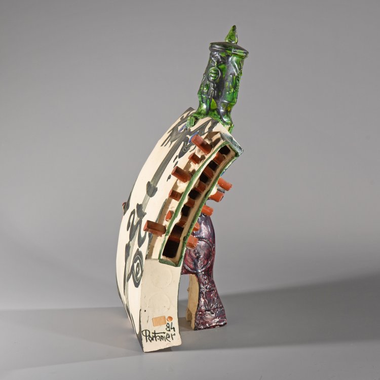 Hauptbild zu Objekt, Ceramic object, Gilbert Portanier, K-13O 104