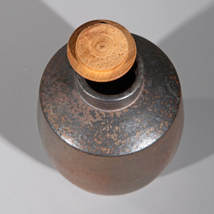 Bild 1 zu Objekt, 2 cans with wooden lid ("Chaire"), part of Japanese tea preparation, Horst Kerstan, K-13O 61