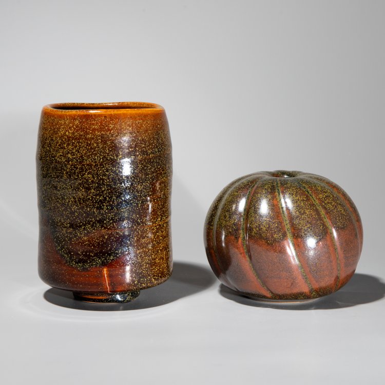 Bild 1 zu Objekt, 2 brown vases, Horst Kerstan, K-13O 70