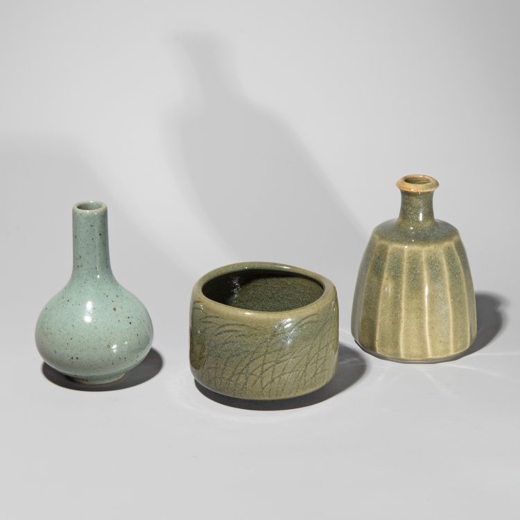Hauptbild zu Objekt, 2 vases + 1 bowl, Horst Kerstan, K-13O 72