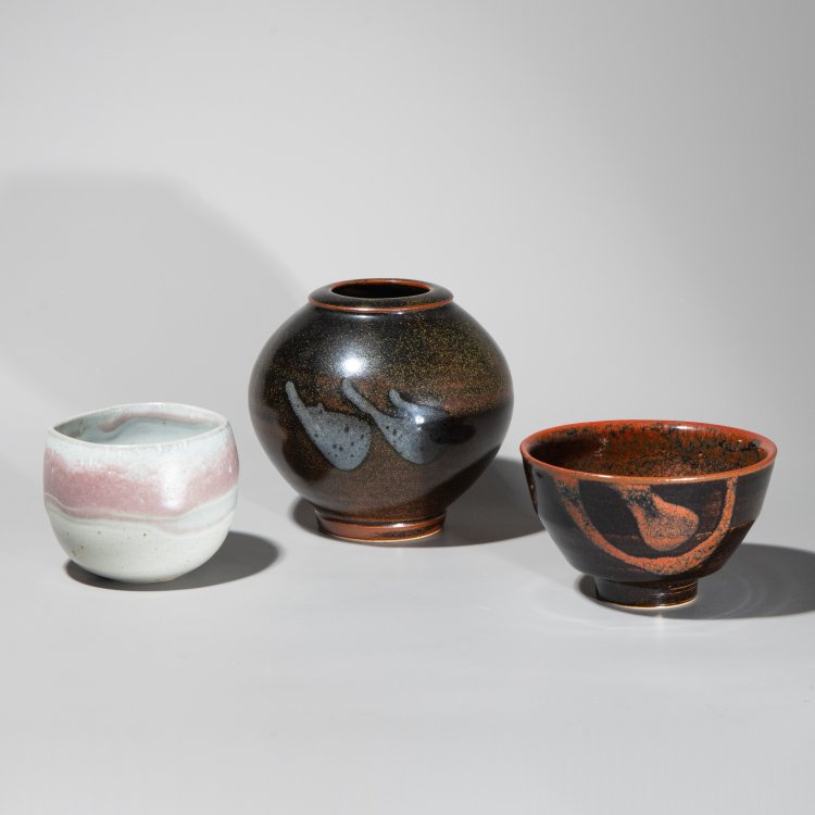 Hauptbild zu Objekt, 2 Small bowls, 1 vase, Horst Kerstan, K-13O 73
