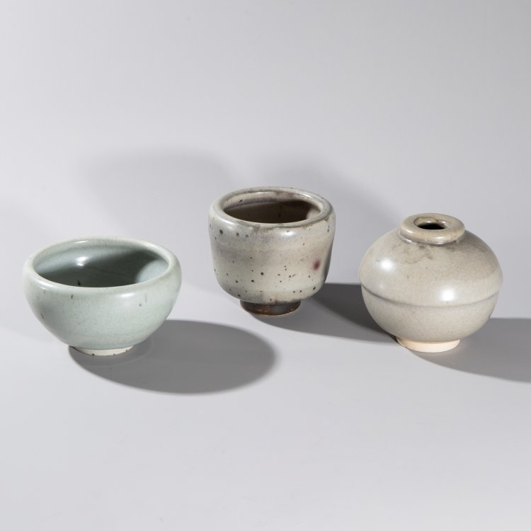 Hauptbild zu Objekt, 1 vase and 2 bowls, Heidi Kippenberg, K-13O 81