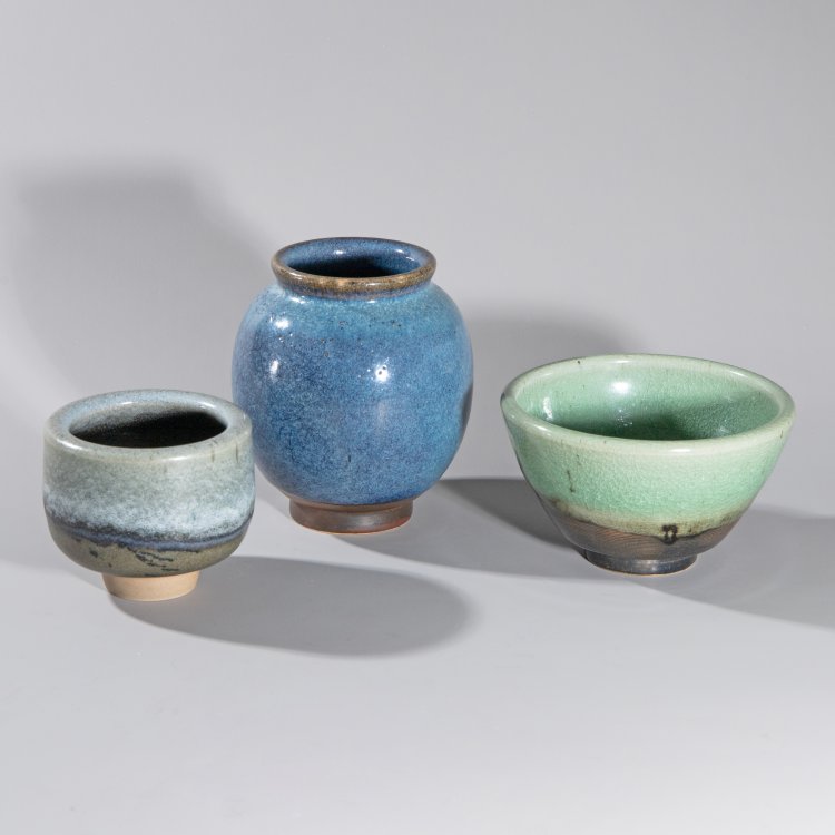 Hauptbild zu Objekt, 2 tall bowls + 1 vase, Heidi Kippenberg, K-13O 82