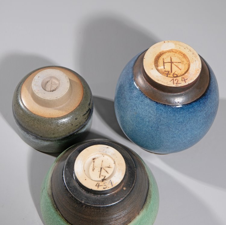 Bild 4 zu Objekt, 2 tall bowls + 1 vase, Heidi Kippenberg, K-13O 82