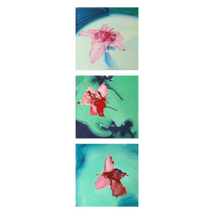Hauptbild zu Objekt, Chen Yun Wang, 3x Breathing, 2004, acrylic/canvas, Chen Yun Wang, K-14 377