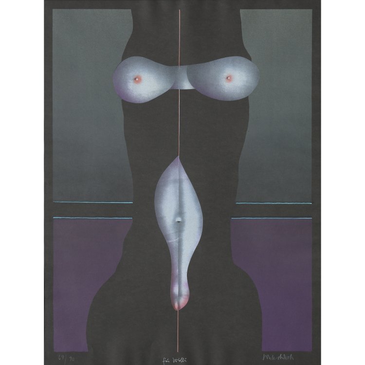 Hauptbild zu Objekt, Two Cut Outs, Ex. 69/90, Paul Wunderlich, K-14 356