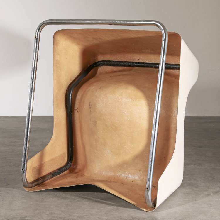 Bild 4 zu Objekt, Fiberglas Freischwinger Lounge Sessel der 1960/70er Jahre, K-14 561