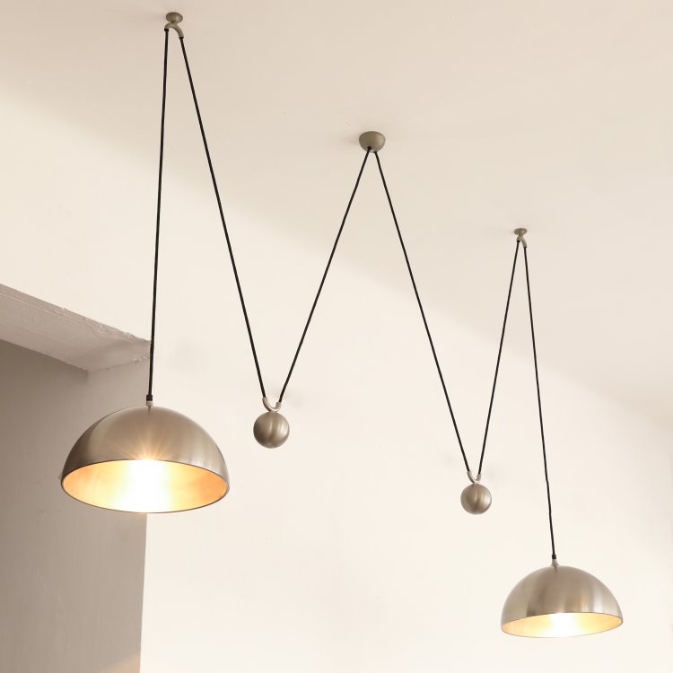 Hauptbild zu Objekt, Double pull pendant lamp model Posa, Florian Schulz, Florian Schulz GmbH, K-14 414