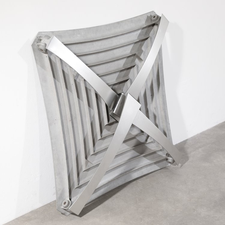 Bild 4 zu Objekt, 3 St&uuml;hle Modell P 80 + klappbarer Tisch, Giovanni Offredi, Saporiti, K-14 539