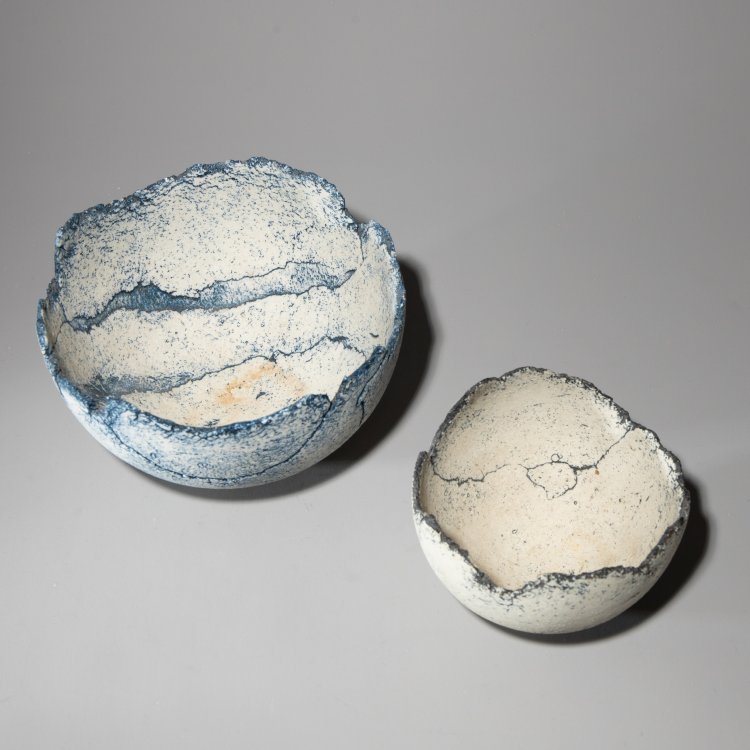 Bild 1 zu Objekt, Two bowls grey-blue, Ulla Viotti, K-13O 132