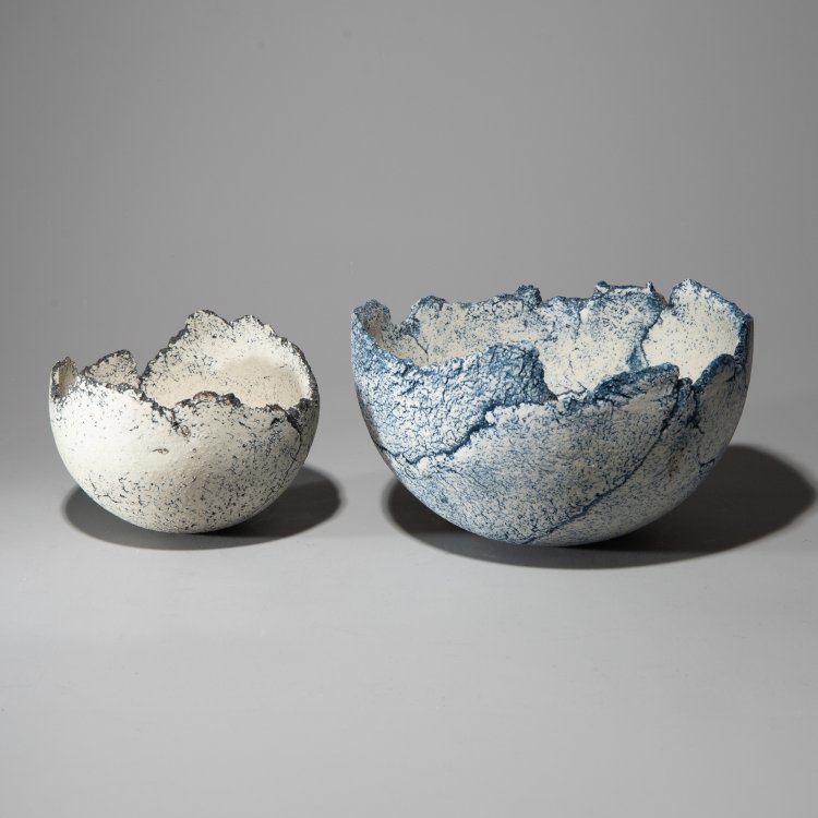 Bild 2 zu Objekt, Two bowls grey-blue, Ulla Viotti, K-13O 132