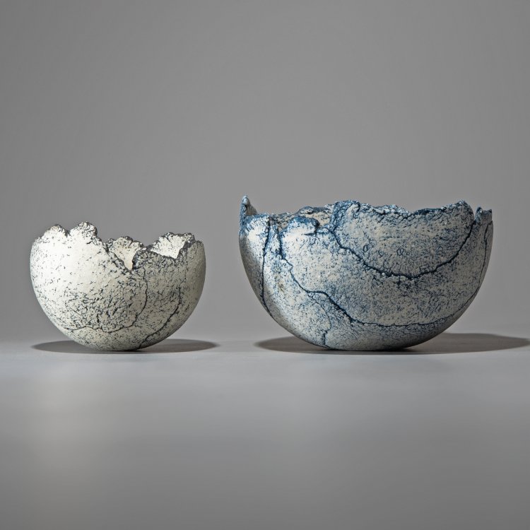 Bild 3 zu Objekt, Two bowls grey-blue, Ulla Viotti, K-13O 132